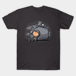 Spooky Bunny Scary Cartoon Cute Mashup T-Shirt